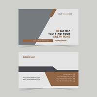 Business Card  Design Template New vector