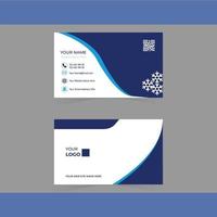 New Minimal Individual Business Card Layout vector