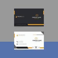 New Minimal Individual Business Card Layout vector