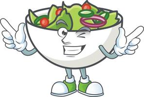 Salad In The a Bowl Vector