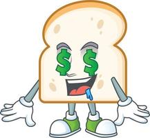 Slice White Bread Vector