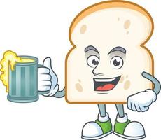 Slice White Bread Vector