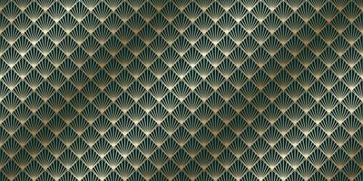 vector de fondo de patrones sin fisuras art deco de lujo. art nouveau elegante abstracto con delicada línea geométrica dorada estilo de textura minimalista decorativa vintage. diseño para papel tapiz, pancarta, tarjeta.