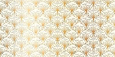 Luxury art deco seamless pattern background vector. Abstract elegant art nouveau with delicate golden geometric line vintage decorative minimalist texture style. Design for wallpaper, banner, card. vector