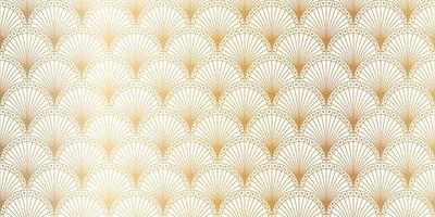 Luxury art deco seamless pattern background vector. Abstract elegant art nouveau with delicate golden geometric line vintage decorative minimalist texture style. Design for wallpaper, banner, card. vector