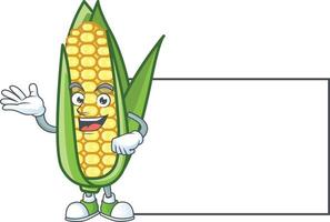 Cartoon Corn Sweet Vector