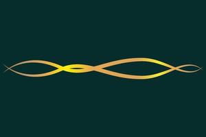 luxury background with golden wavy lines vector
