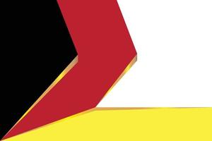 black red and yellow german gold lines background vector