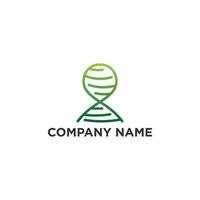human DNA logo vector, medical logo inspiration vector
