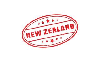 NEW ZEALAND stamp rubber with grunge style on white background vector