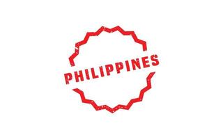 PHILIPPINES stamp rubber with grunge style on white background vector