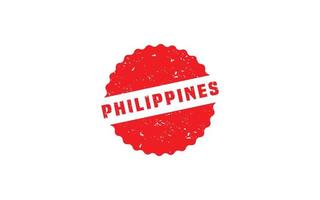 PHILIPPINES stamp rubber with grunge style on white background vector