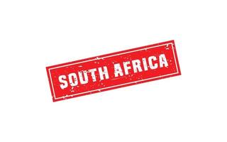 SOUTH AFRICA stamp rubber with grunge style on white background vector