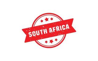 SOUTH AFRICA stamp rubber with grunge style on white background vector