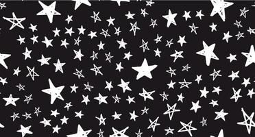 Stars set. Hand drawn doodle illustrations vector