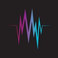 sound wave icon vector