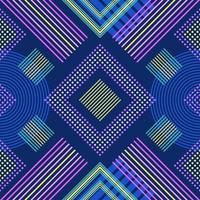 Colourful Geometric Seamless Pattern vector