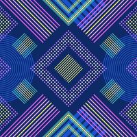 Colourful Geometric Seamless Pattern vector