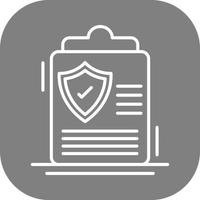 Insurance Policy Vector Icon