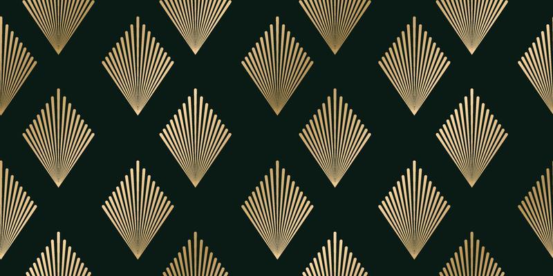 Luxury Geometric Seamless Colored Icon Pattern in Vintage Fashion