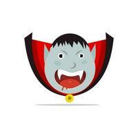 funny vampire illustration vector