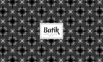 fondo de vector de patrones étnicos decorativos tradicionales indonesios batik
