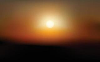 Sunset sky background. Abstract nature background. Blurred image. vector