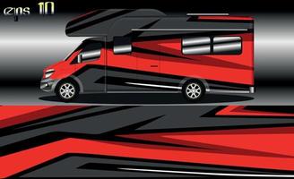 racing background vector for camper car wraps and more