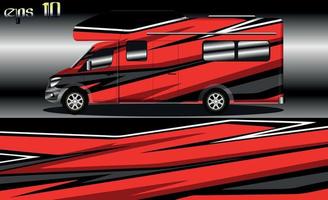 racing background vector for camper car wraps and more