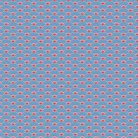 Colourful Japanese circle overlap background pattern vector