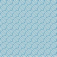 Blue geometric line abstract art background pattern vector