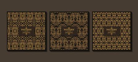 Collection of seamless ornamental ethnic patterns vector