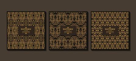 Collection of seamless ornamental ethnic patterns vector