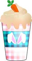 Easter Bunny Coffee Cup vector