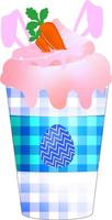 Easter Bunny Coffee Cup vector