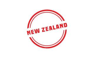 NEW ZEALAND stamp rubber with grunge style on white background vector