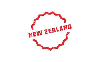 NEW ZEALAND stamp rubber with grunge style on white background vector