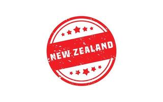 NEW ZEALAND stamp rubber with grunge style on white background vector