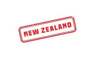 NEW ZEALAND stamp rubber with grunge style on white background vector