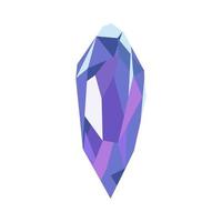 Crystal diamond. Gemstone magic. Vector hand drawn