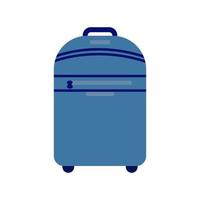 bolsa azul para viajes ilustración colorida dibujos animados vector