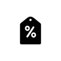 Discount simple flat icon vector illustration. Sale icon vector. Percentage icon vector