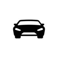 Car simple flat icon vector