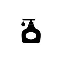 Barber lotion simple flat icon vector