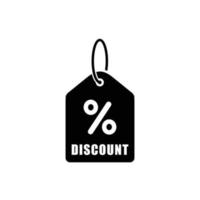 Discount simple flat icon vector illustration. Sale icon vector. Percentage icon vector