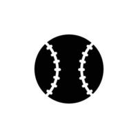 Baseball simple flat icon design vector