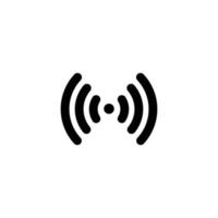 Network signal simple flat icon vector illustration