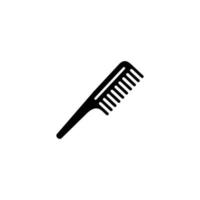 Barber comb simple flat icon vector