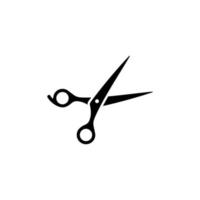 Scissors simple flat icon vector