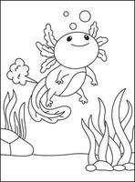 Cute Farting Animals Coloring pages vector